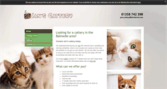 Desktop Screenshot of jans-cattery.co.uk